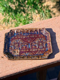 Dala Horse Trinket Dish — Wine & Navy Glaze