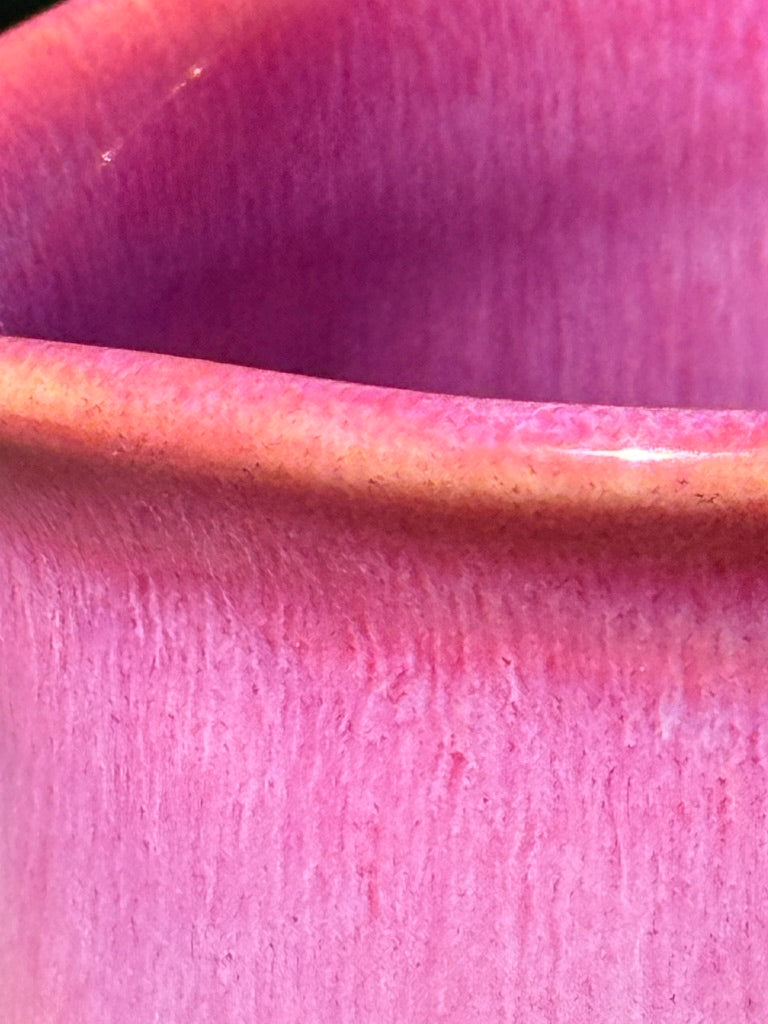 Handmade Ceramic Breakfast Pitcher — Winterwood & Pink Glaze | Karen Palen Pottery