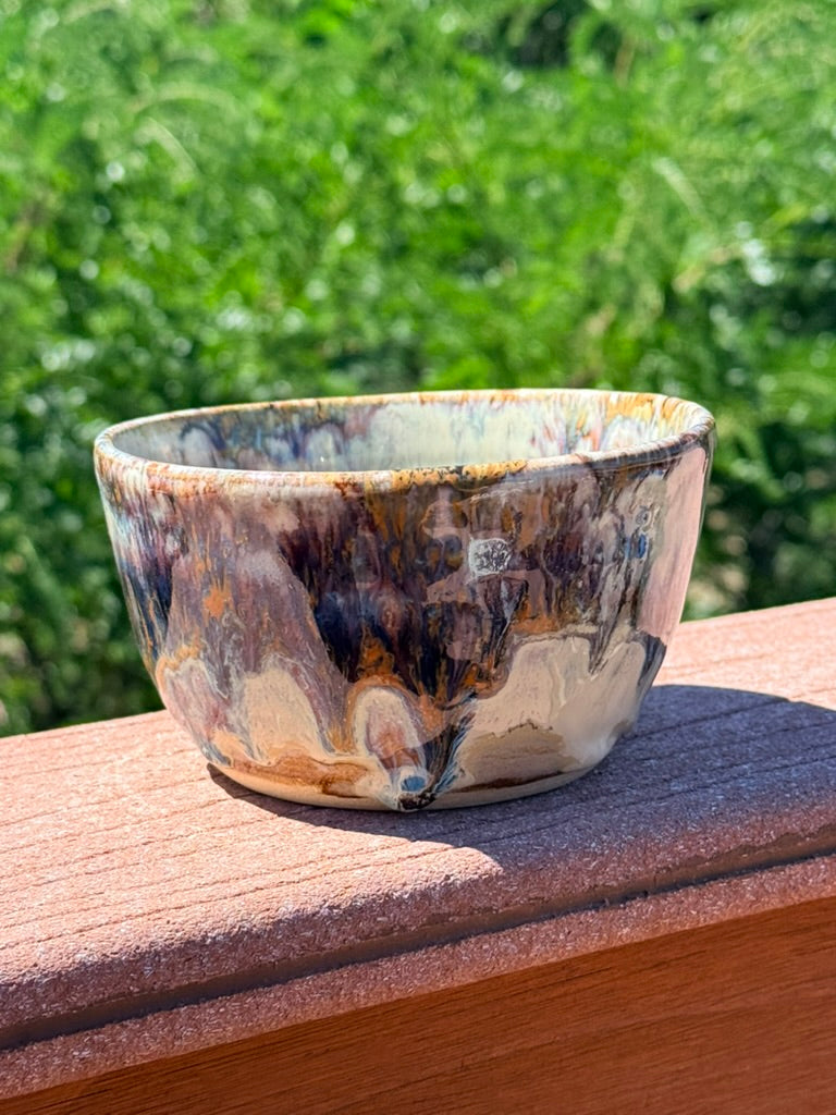 Small Ceramic Bowl — Desert Sunset Glaze