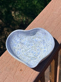 Heart Bowl — Lavender Hydrangea Glaze