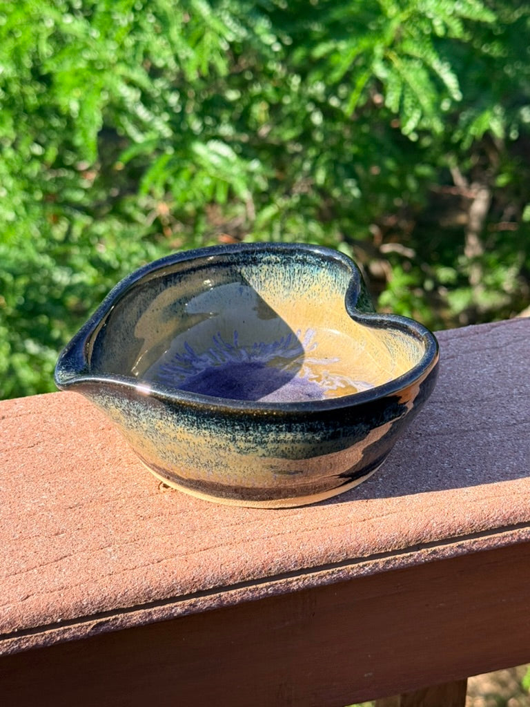 Heart Bowl — Sunset Ombre Glaze