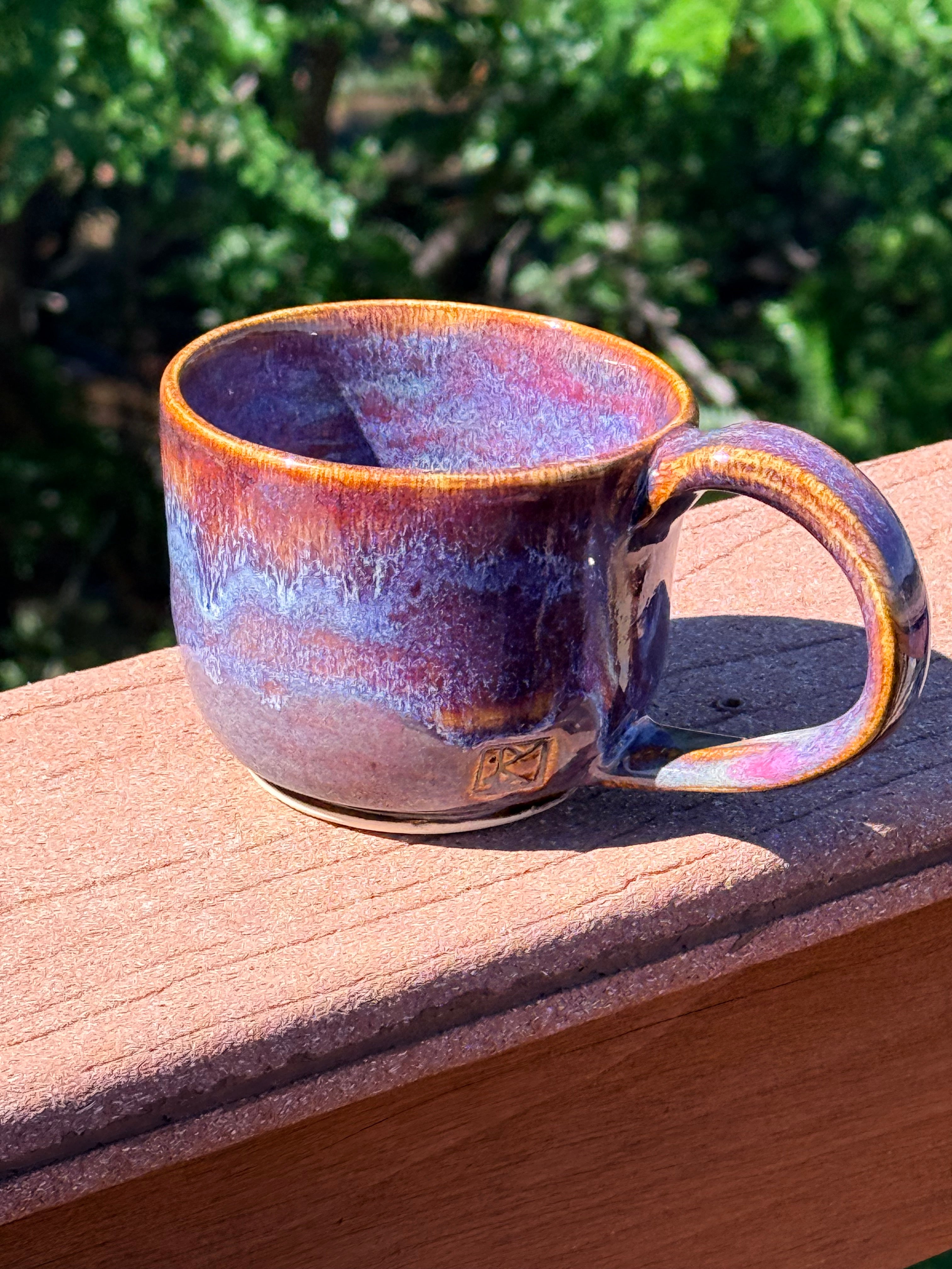 Handcrafted Ceramic Mug – Fire & Ice Glaze