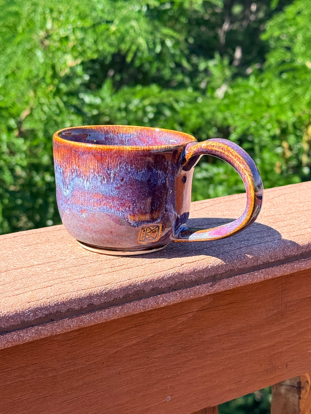 Handcrafted Ceramic Mug – Fire & Ice Glaze